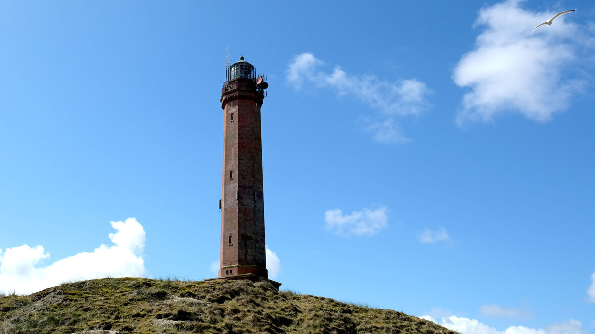 Der Leuchtturm der Insel Norderney