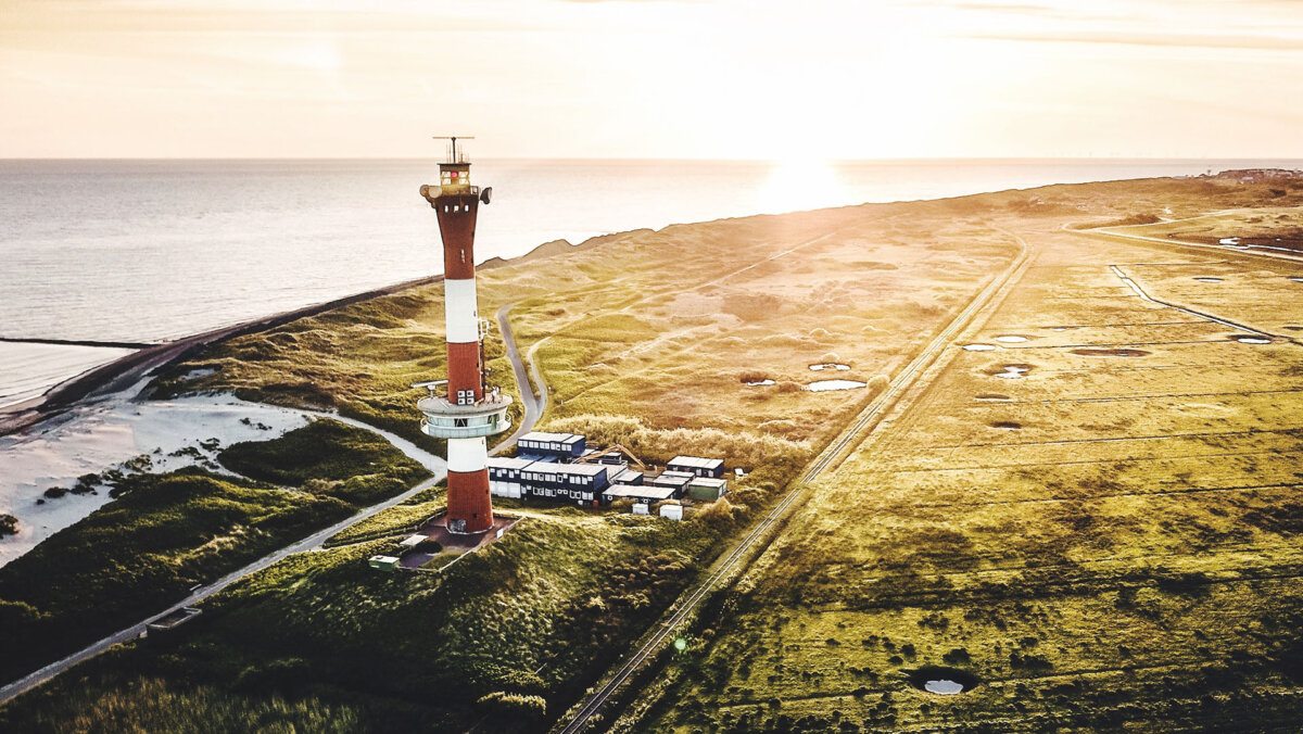 Der neue Leuchtturm der Insel Wangerooge