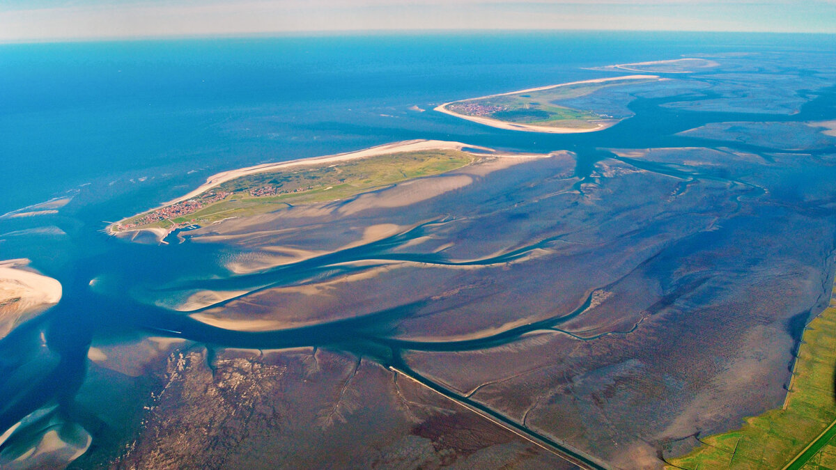 Luftbild Insel Baltrum