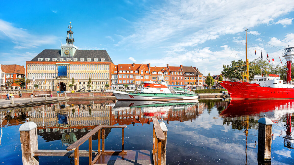 Familienurlaub am Ratsdelft in Emden, Ostfriesland