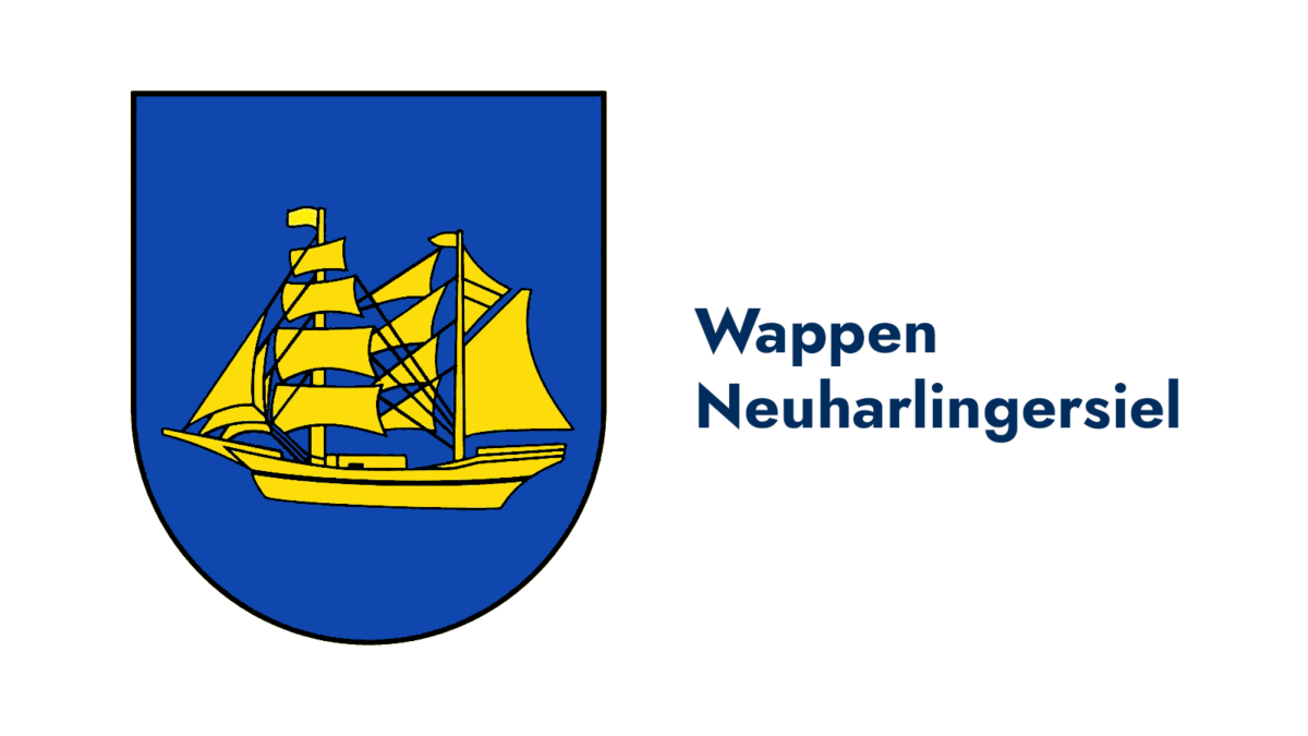 Das Wappen von Neuharlingersiel