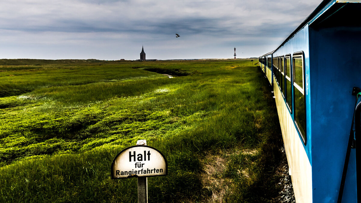 Inselbahn auf Wangerooge