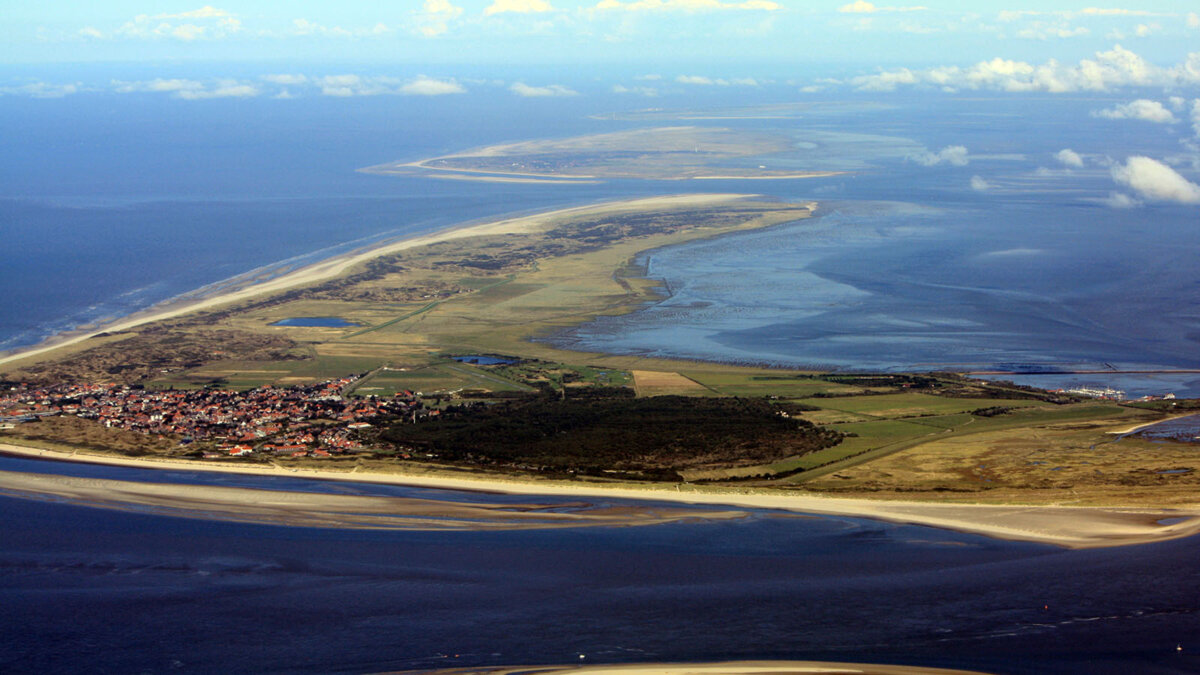 Luftaufname Langeoog